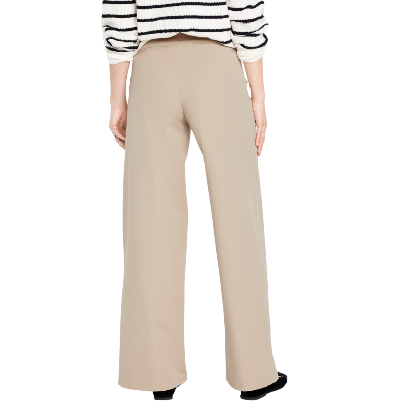 High Waisted Pull On Pixie Super Wide Leg Pants