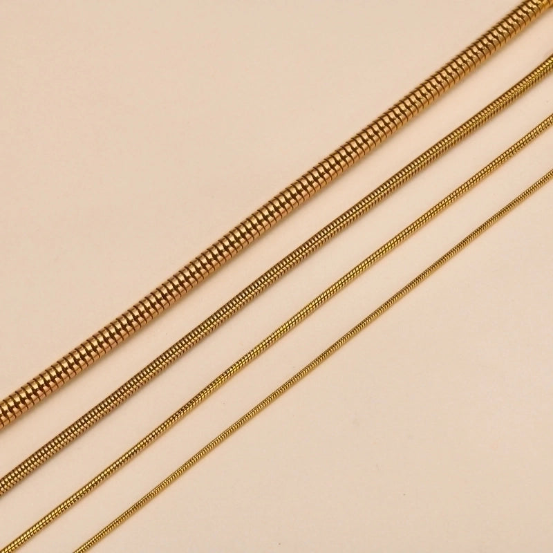 IG Style Minimalist Solid Color 201 Stainless Steel 18K Gold Plated Bracelets In Bulk