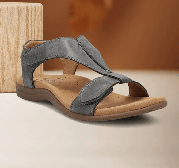 Platform Wedge Velcro Strap Sandals