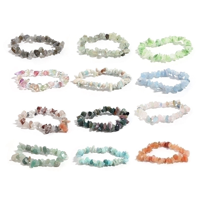 1 Piece Minimalist Geometric Natural Stone Bracelets