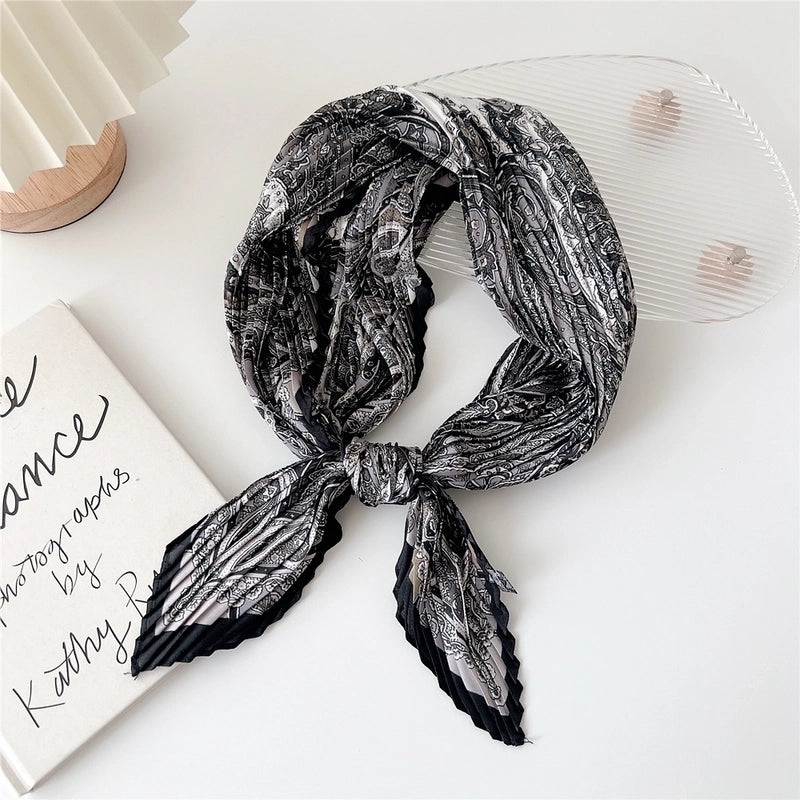 Women's Elegant Printing Polyester Printing Silk Scarf