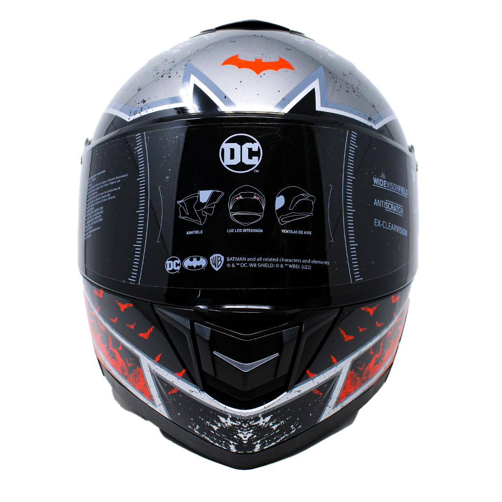 Casco Kov Zero DC Batman Rojo