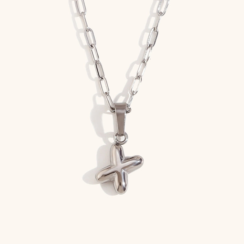 Minimalist Commute Letter Stainless Steel Titanium Steel Plating Gold Plated Pendant Necklace