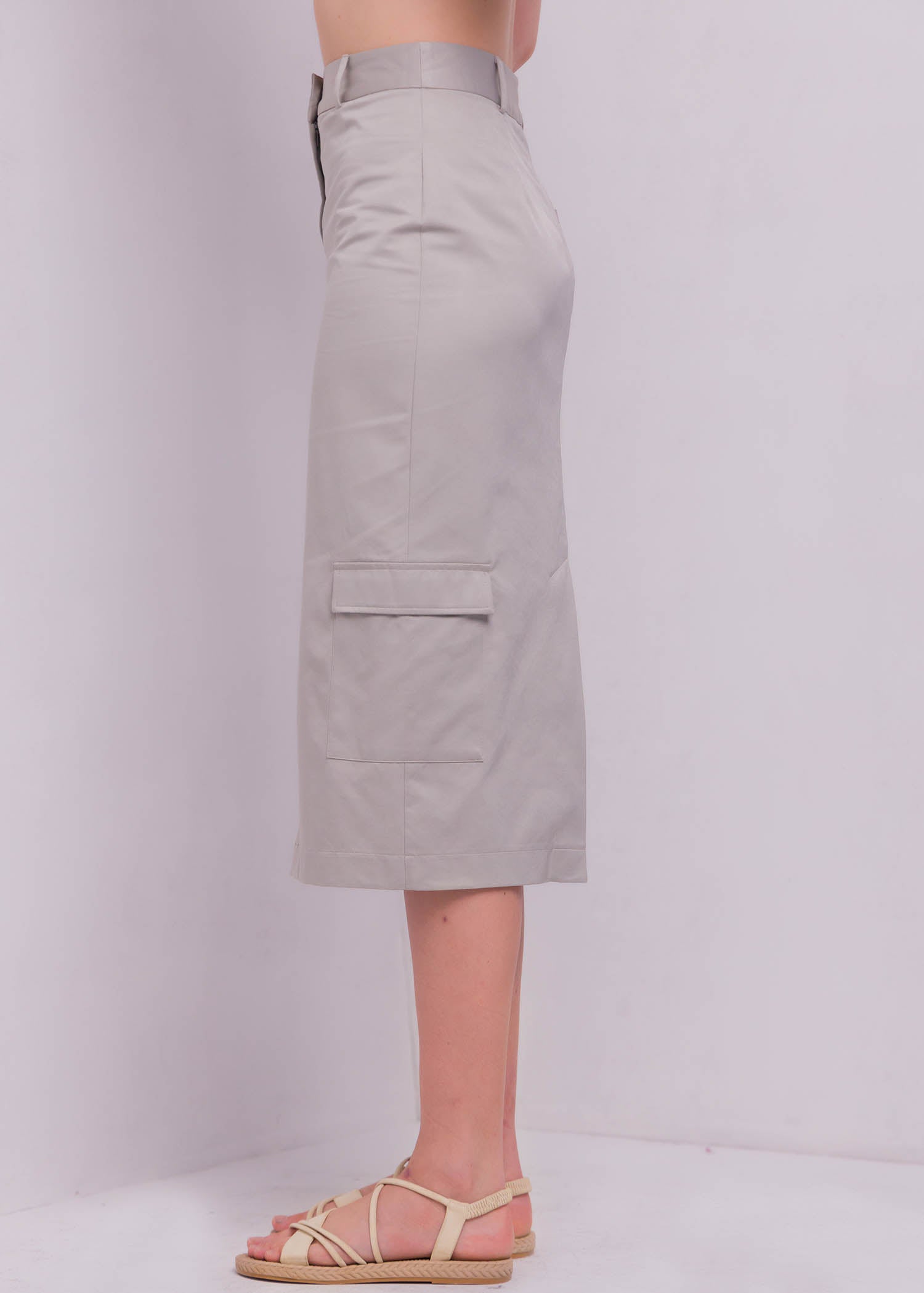 Fitted Skirt With Pocket