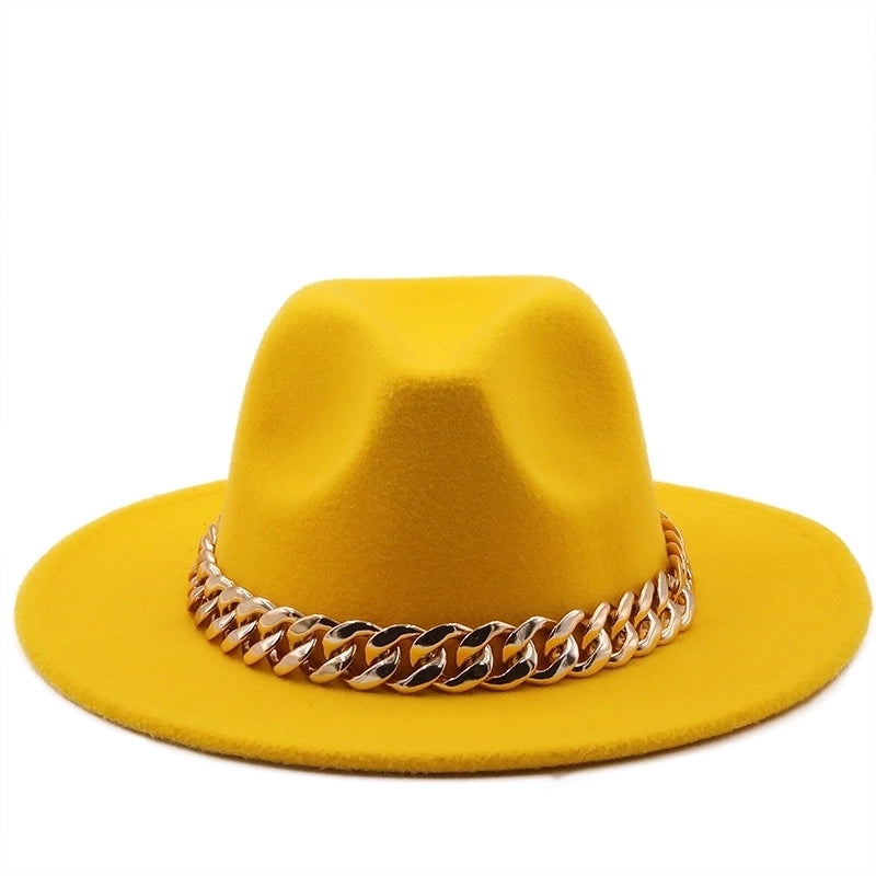 Accessories Woolen Big Brim Fashion Jazz Top Hats