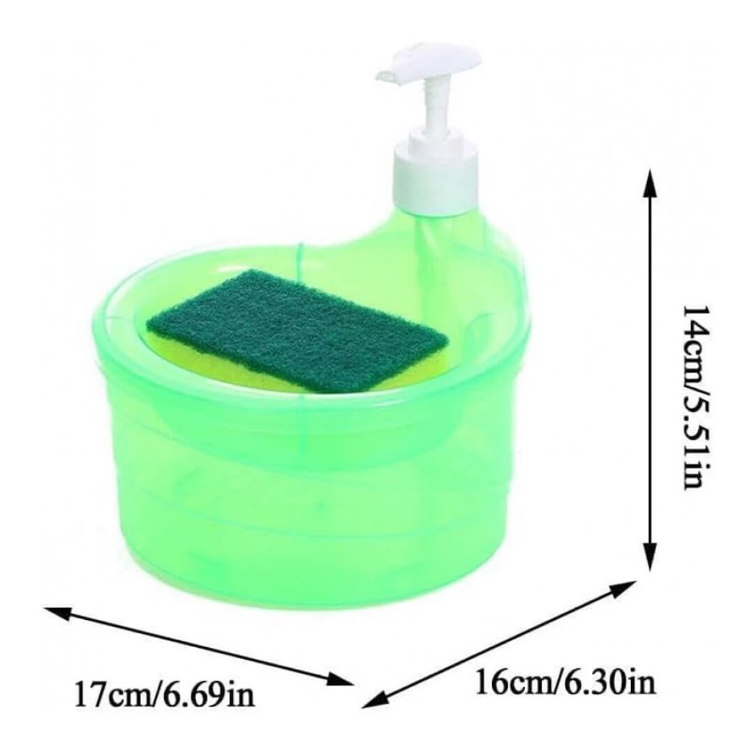 Press & Clean Soap Dispenser
