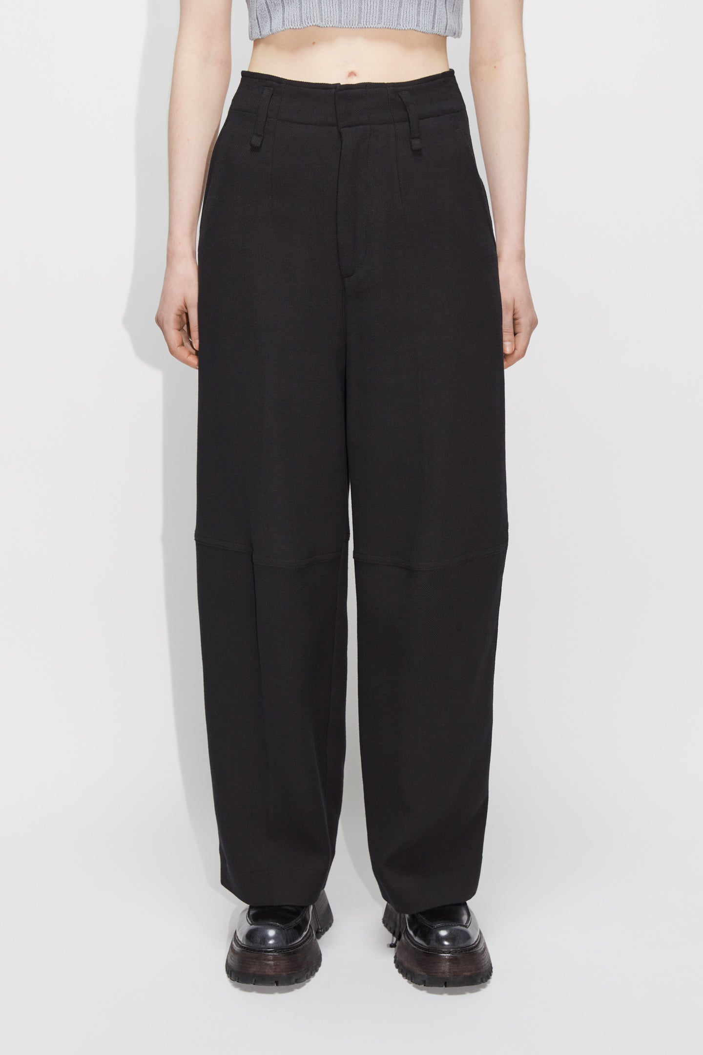 Barrel-leg Trousers