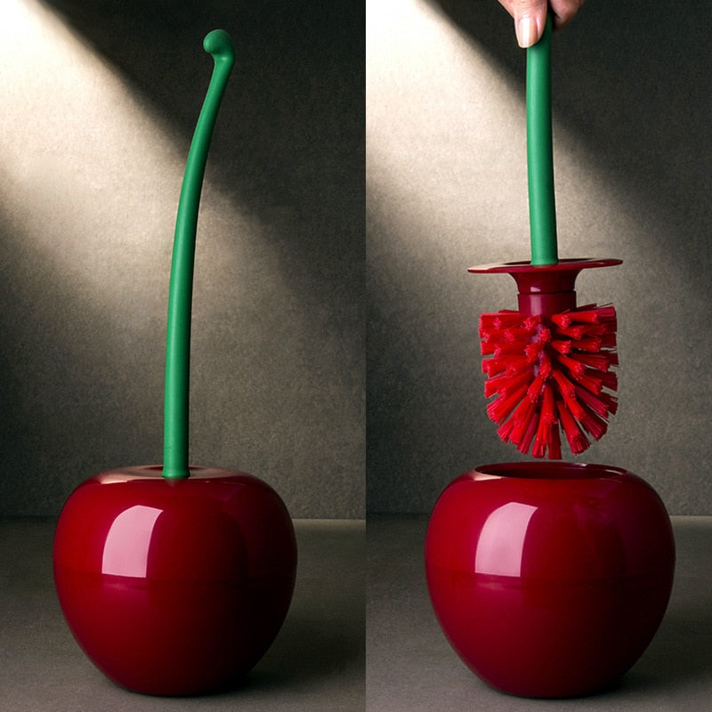 Nordic Cherry Toilet Brush and Holder