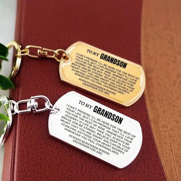 🔥 To My Grandchildren - Remember Whose Grandchildren You Are - Unique Keychain