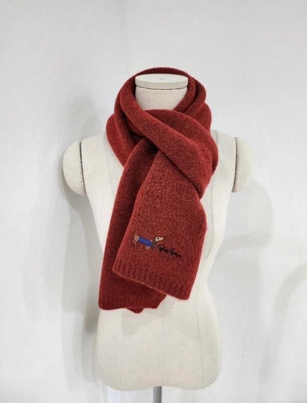 Women's Cute Sweet Classic Style Solid Color Polyester Scarf