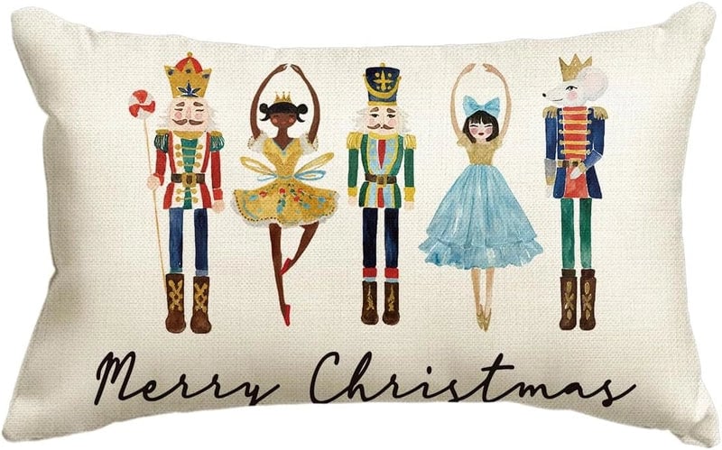 Christmas Vacation Letter Linen Pillow Cases Couch & Sofa Decor