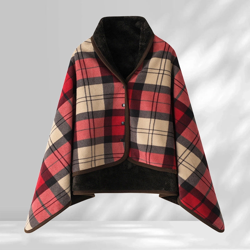 Casual Lattice Polyester Shawl Blanket Bedding