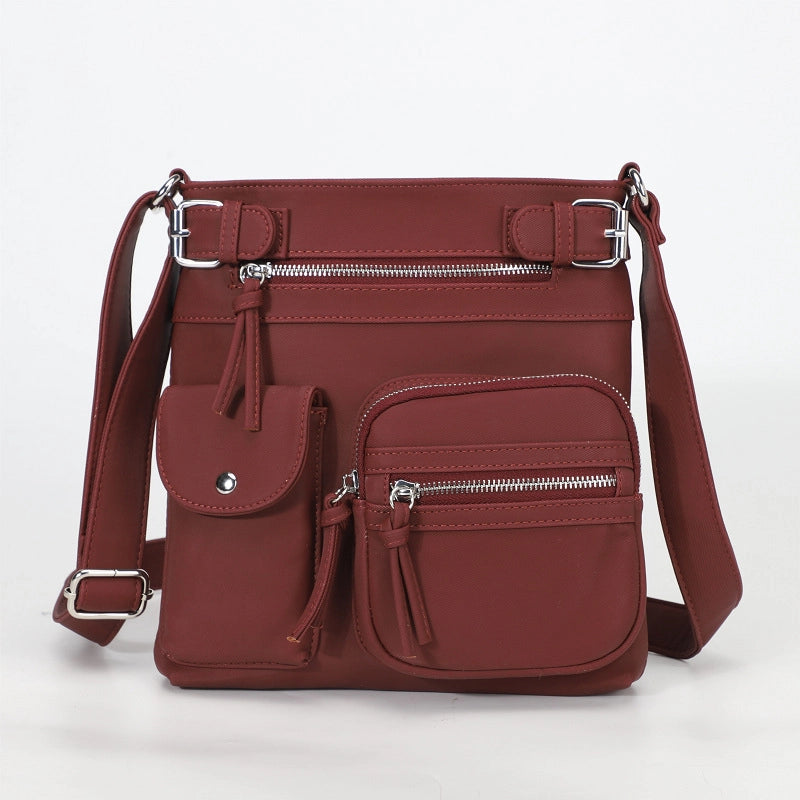 Bags Bag Women's Crossbody Bag Multifunctional Small Square Bag Fashion Niche PU Shoulder Bag