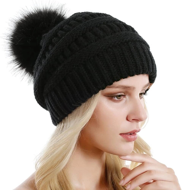 Women's Vintage Style Solid Color Eaveless Wool Cap