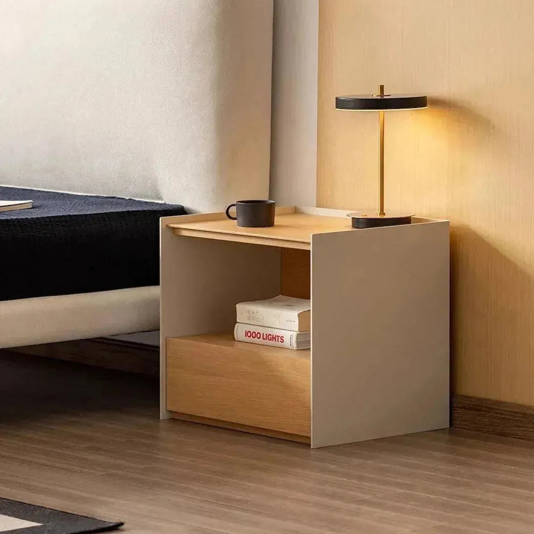 Elara Solid Wood Nightstand
