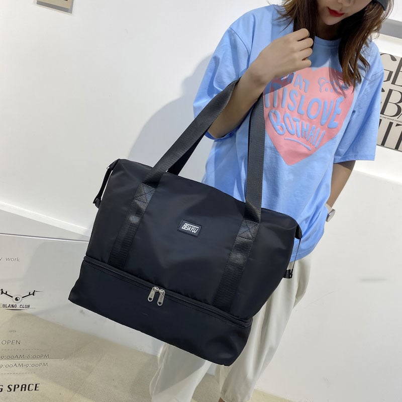 High-capacity Double-layer Wet Separation Travelling Bag