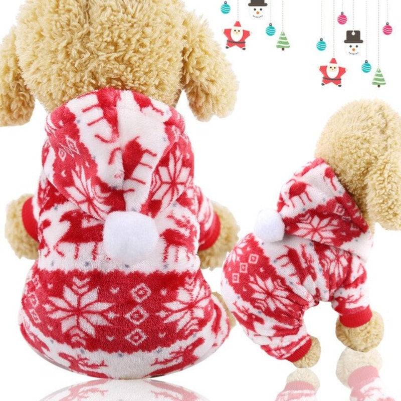 Soft Warm Dog Jumpsuits Clothing Pajamas