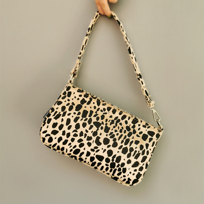 Leopard print retro bag KF81589