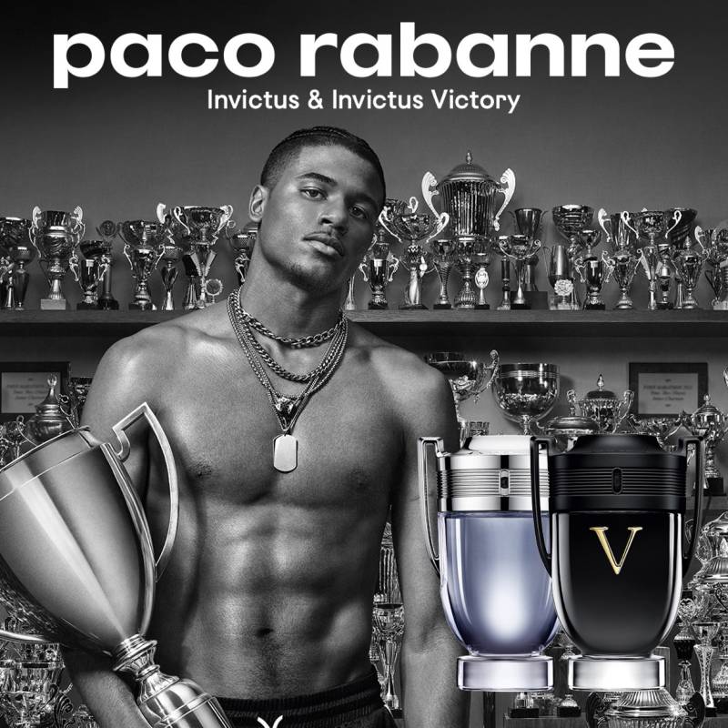 Perfume Hombre Invictus Edt 100Ml Paco Rabanne