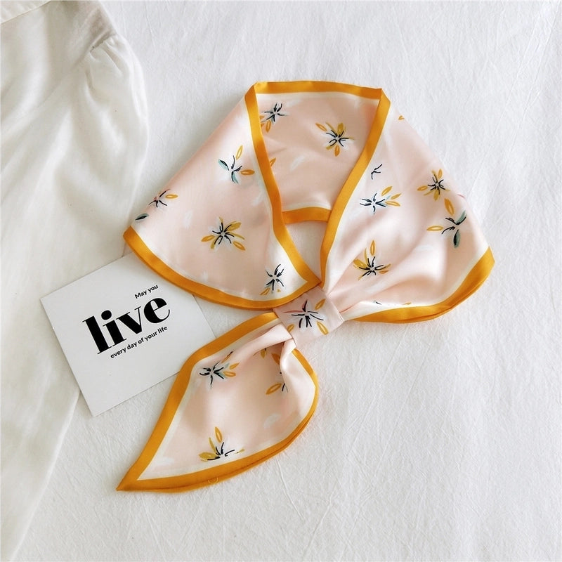Fashion Printing Small Silk Scarf
