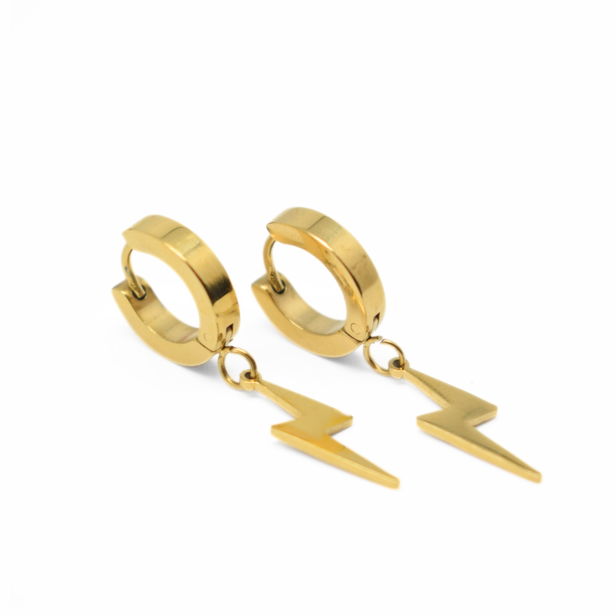 Lightning hoops - Gold