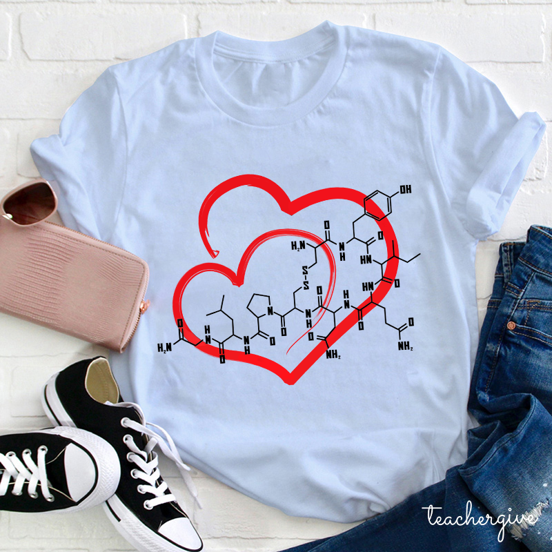 Oxytocin Molecule Love Science Teacher T-Shirt