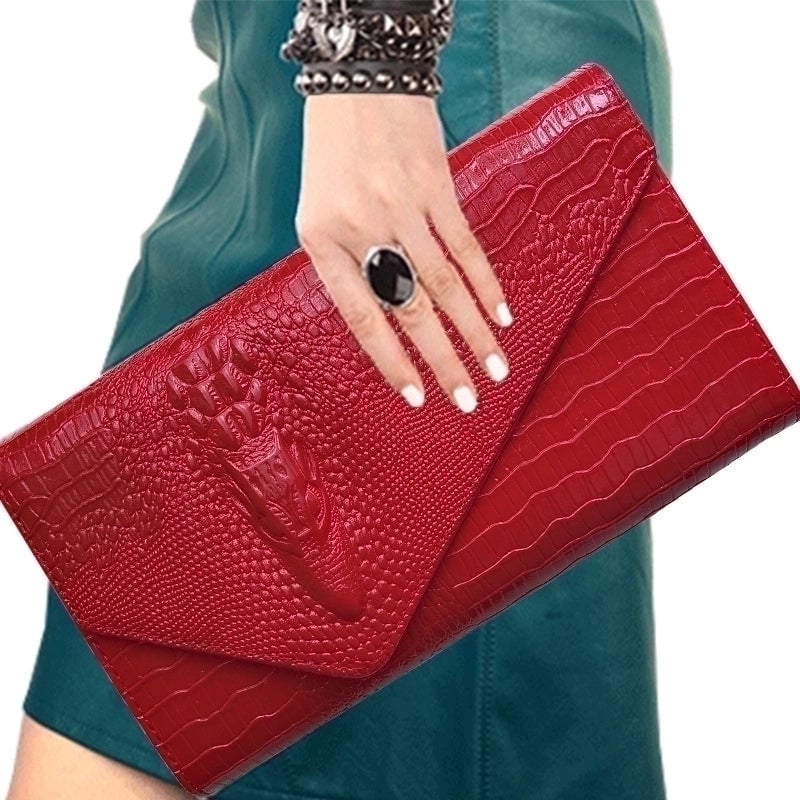 3 Pieces Women'S Solid Color Pu Leather Flip Cover Wallets