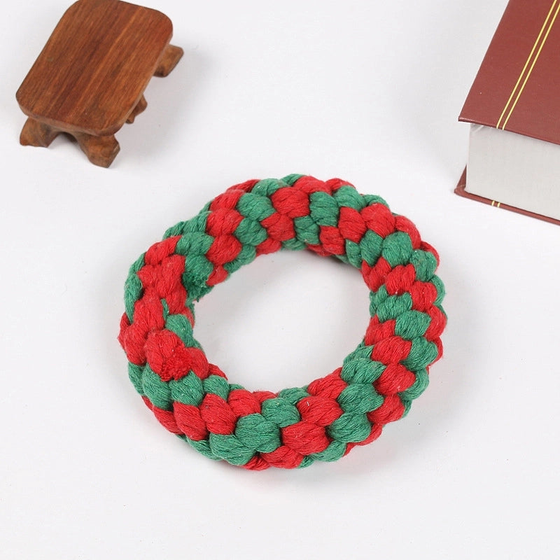 Cute Woven Animal Cotton Rope Molar Cat And Dog Toys