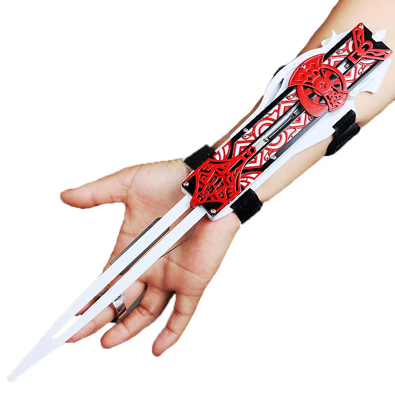 Hot Selling Hidden Plastic Hidden Sword Movable Doll Hidden Sword Edward Weapon Blade Can Pop Up Children's Toy Gift