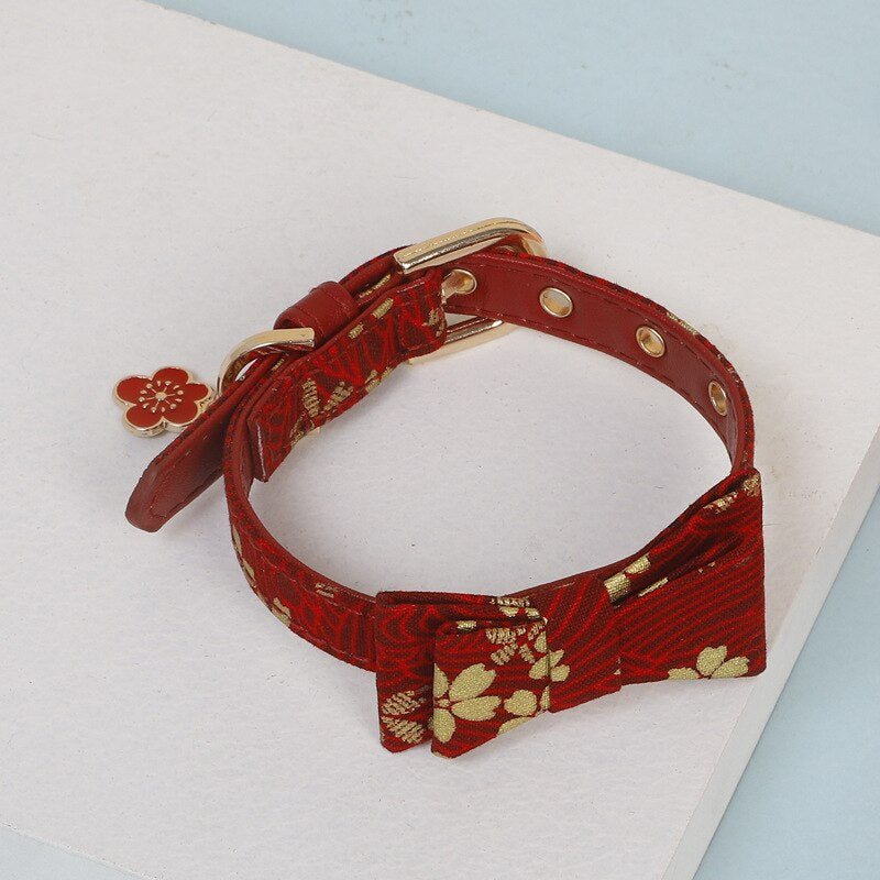 Cat Collar With Flowers