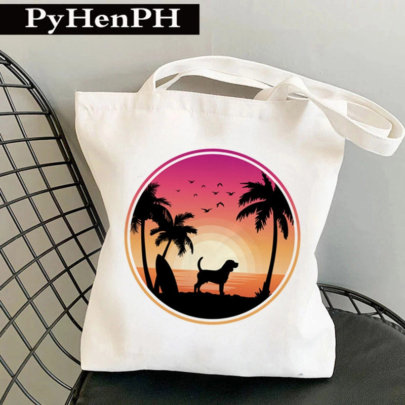 Women's Medium Canvas Color Block Streetwear Square Open Shoulder Bag