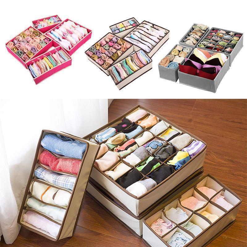 Foldable Closet Underwear Organizer(4 pics/1 Set)