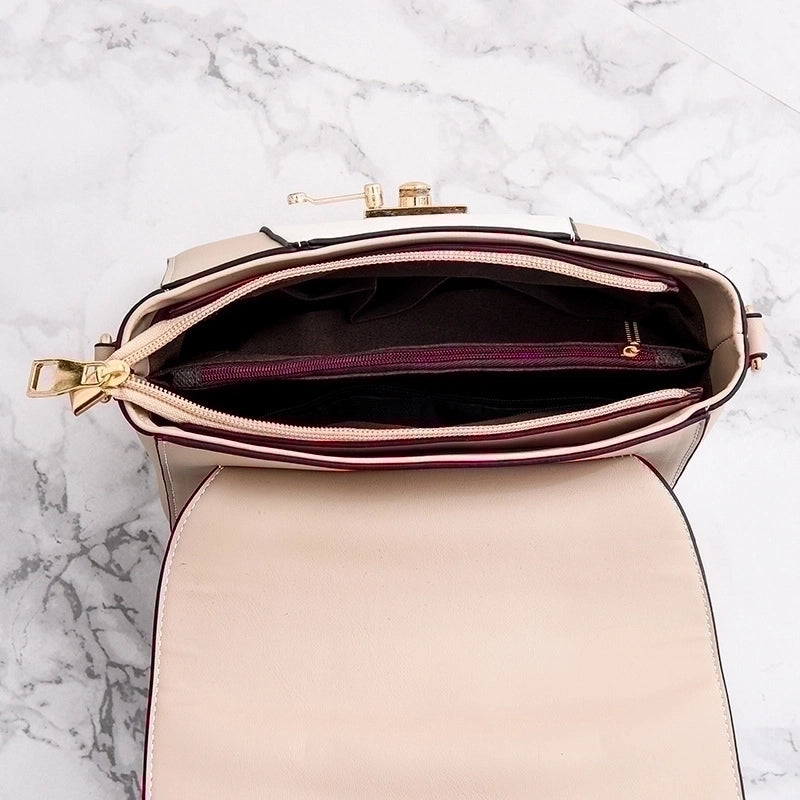Women's Large All Seasons Pu Leather Basic Shoulder Bag