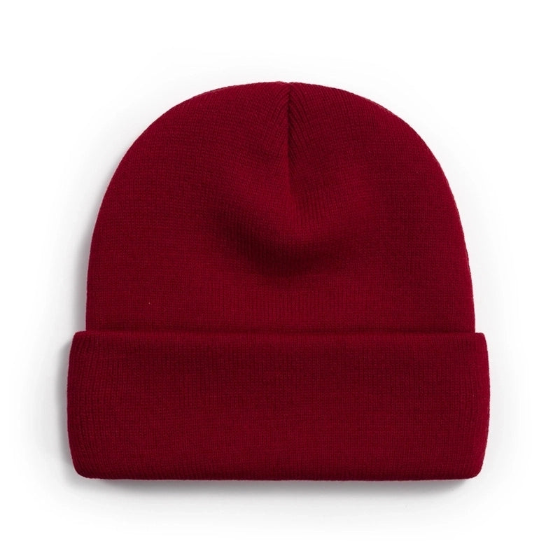 Unisex Minimalist Solid Color Eaveless Wool Cap