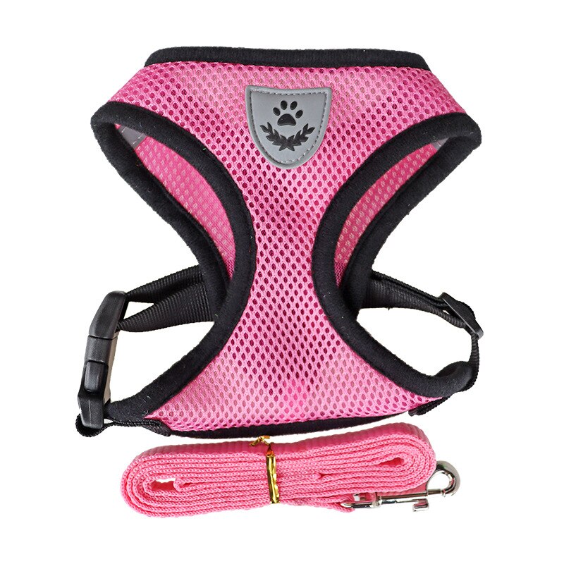 Harness Leash Vest Set