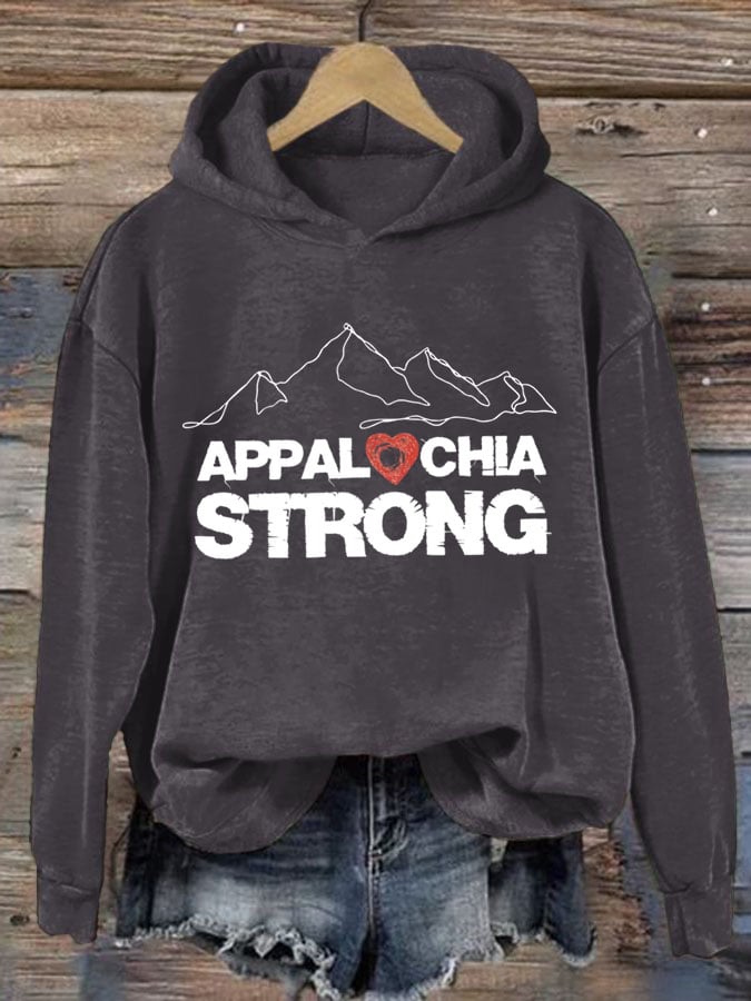 Women's Appalachia Strong Print Casual Sweatshirt