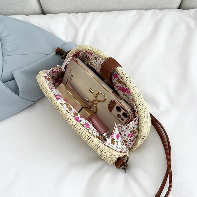 Small Straw Straw Bag