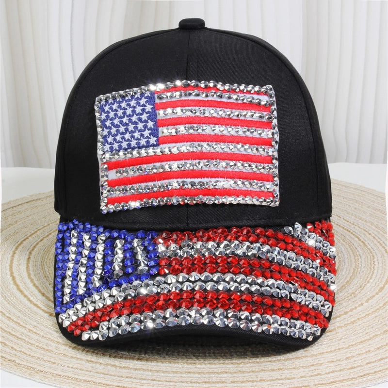 Unisex Minimalist Classic Style Letter Usa Butterfly Curved Eaves Baseball Cap