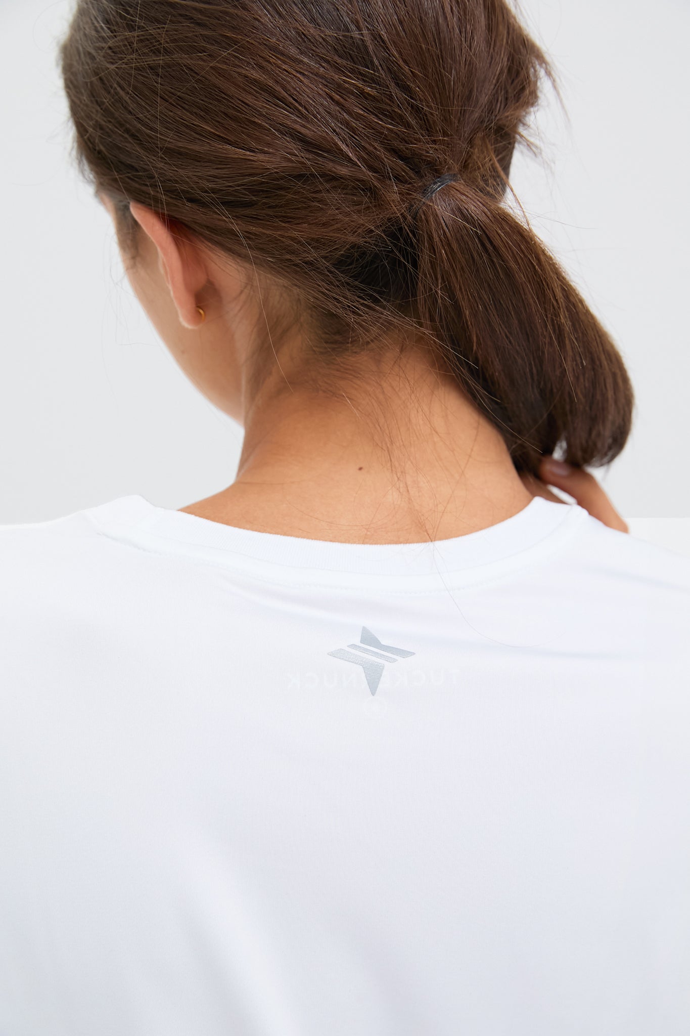 White Long Sleeve Ryan Boyfriend Tee