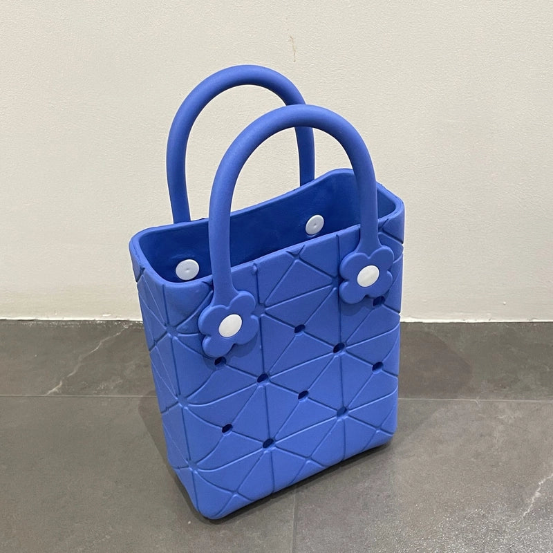 Women's EVA Solid Color Basic Square Open Handbag