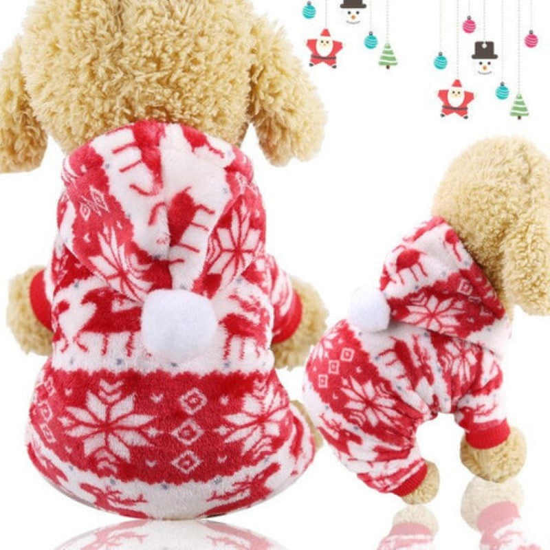 Cozy Plush Dog Jumpsuits