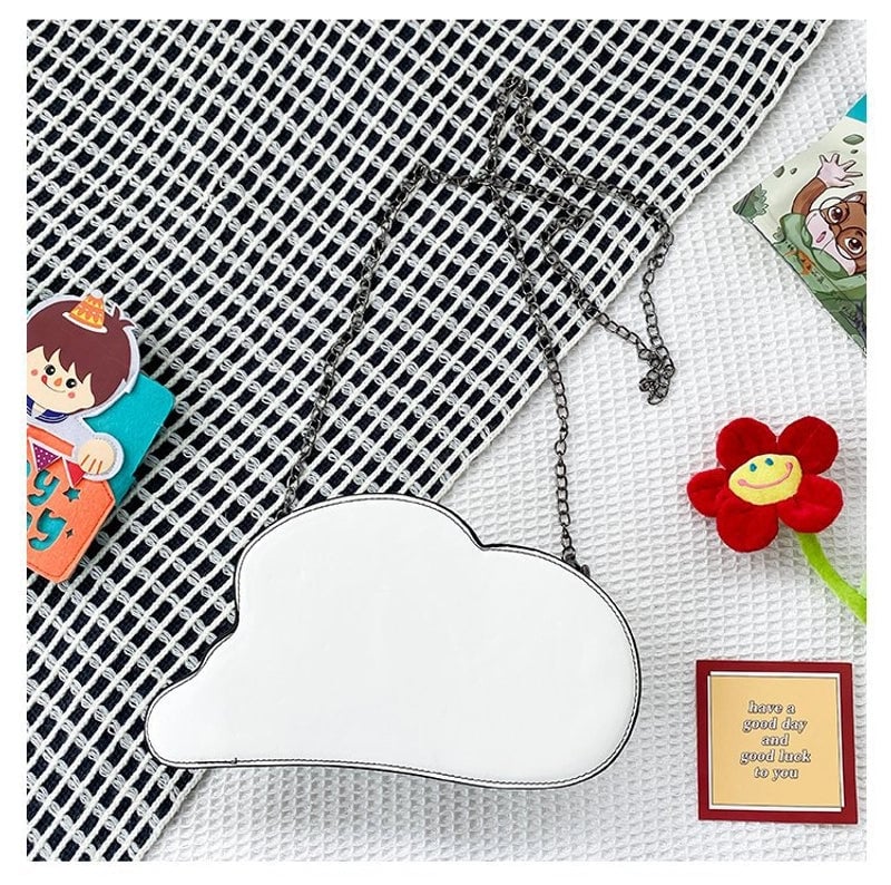 Women's Medium Polyester Cartoon Star Streetwear Oval Zipper Shoulder Bag