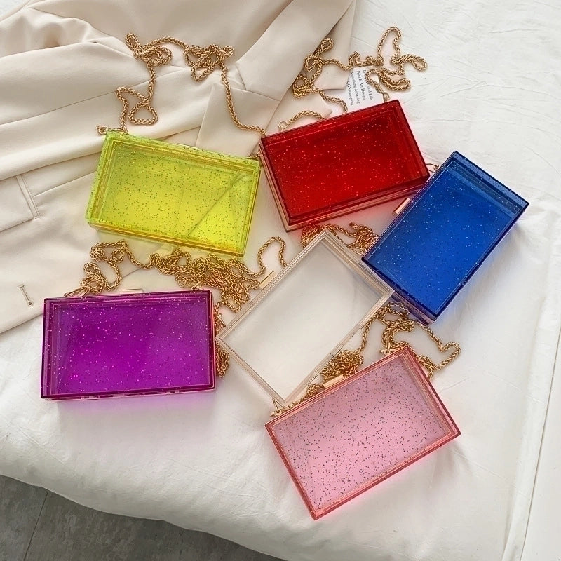 Small Arylic Fashion Square Bag Shoulder Bag