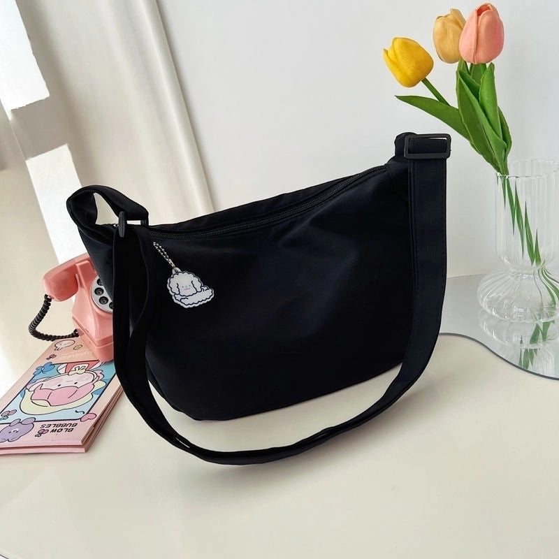 Women's Mini Pu Leather Solid Color Classic Style Square Open Shoulder Bag
