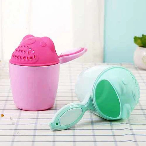 Baby Shower Bath Cup Baby Bath Rinser Wash Hair Cup by Protecting Infant Eyes