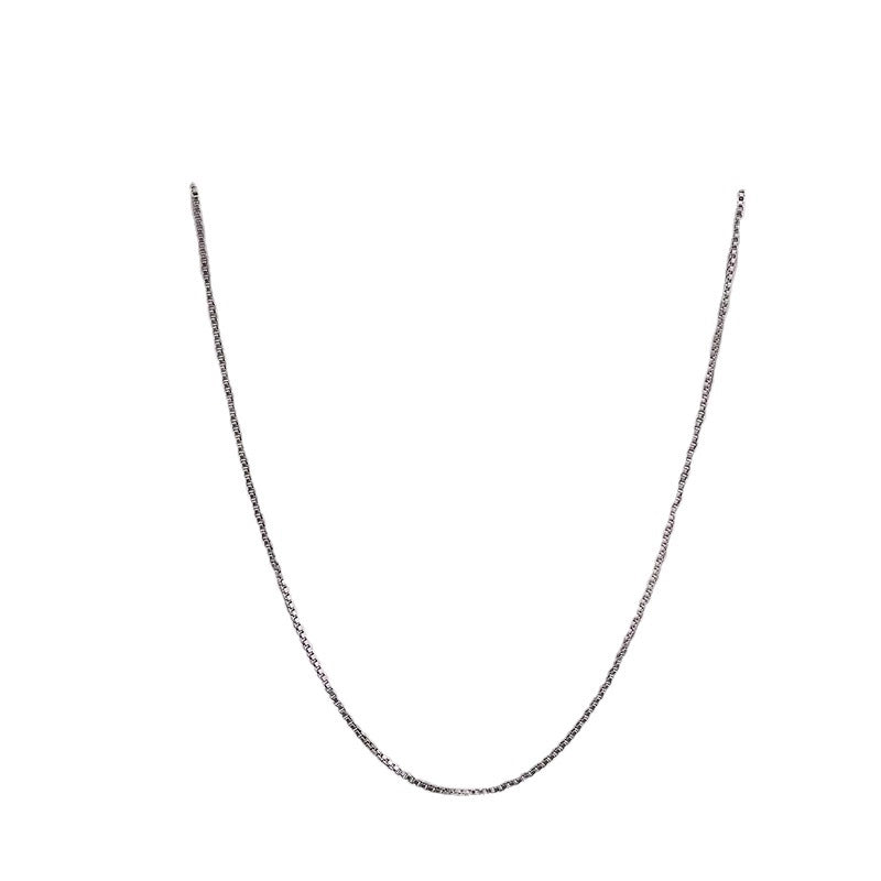 Minimalist Geometric Titanium Steel Chain Necklace