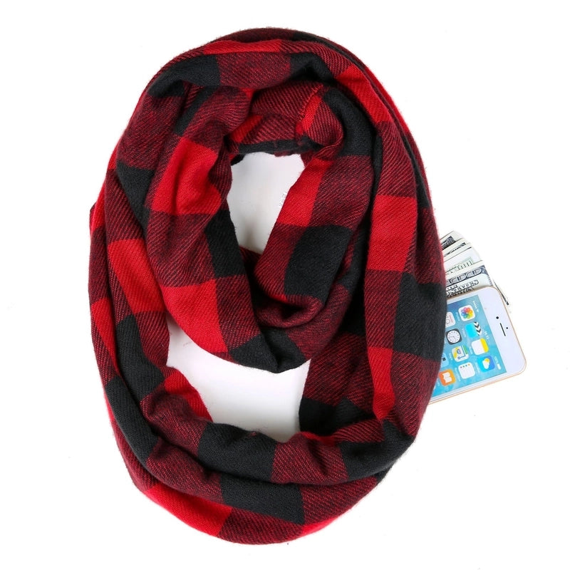 Women's Classic Style Color Block Imitation Cashmere Scarf