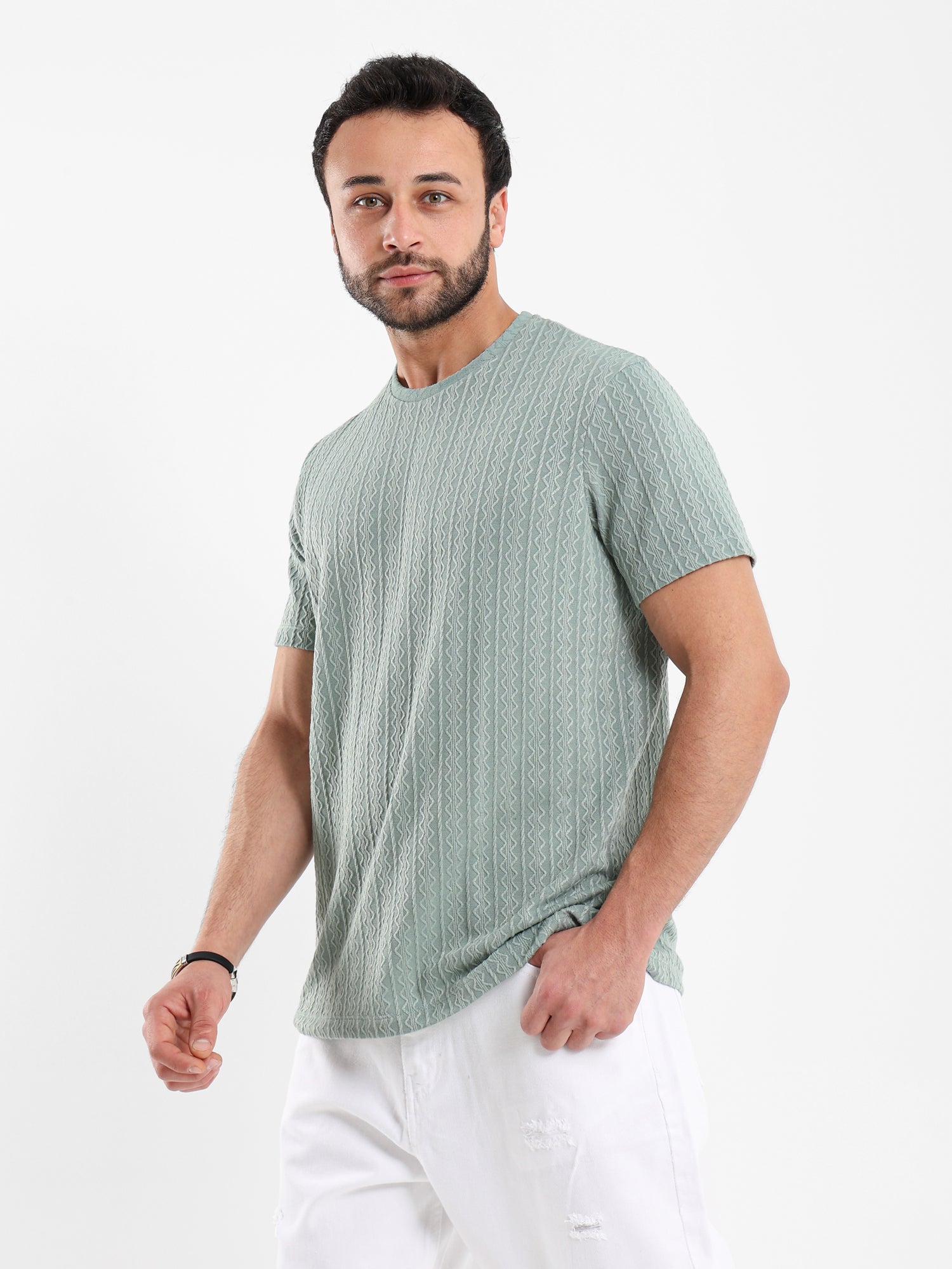 Textured T Shirt
