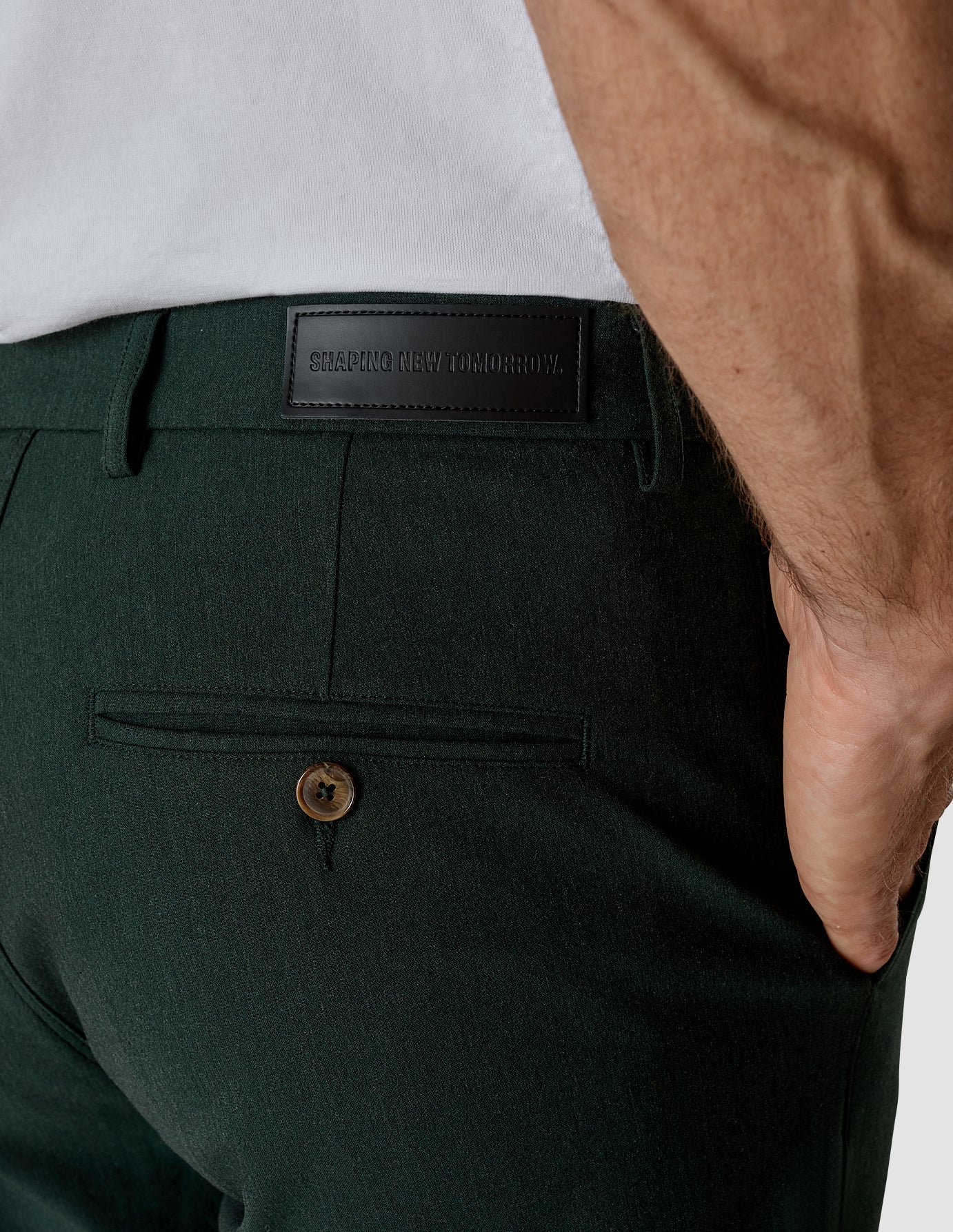 Suit Pants Slim Pine Green