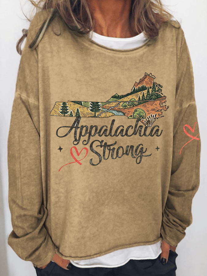 Appalachian Strong Printed Sweatshirt